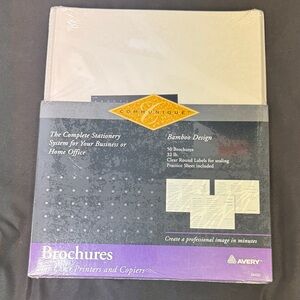 Vintage Avery Bamboo Design Brochures new